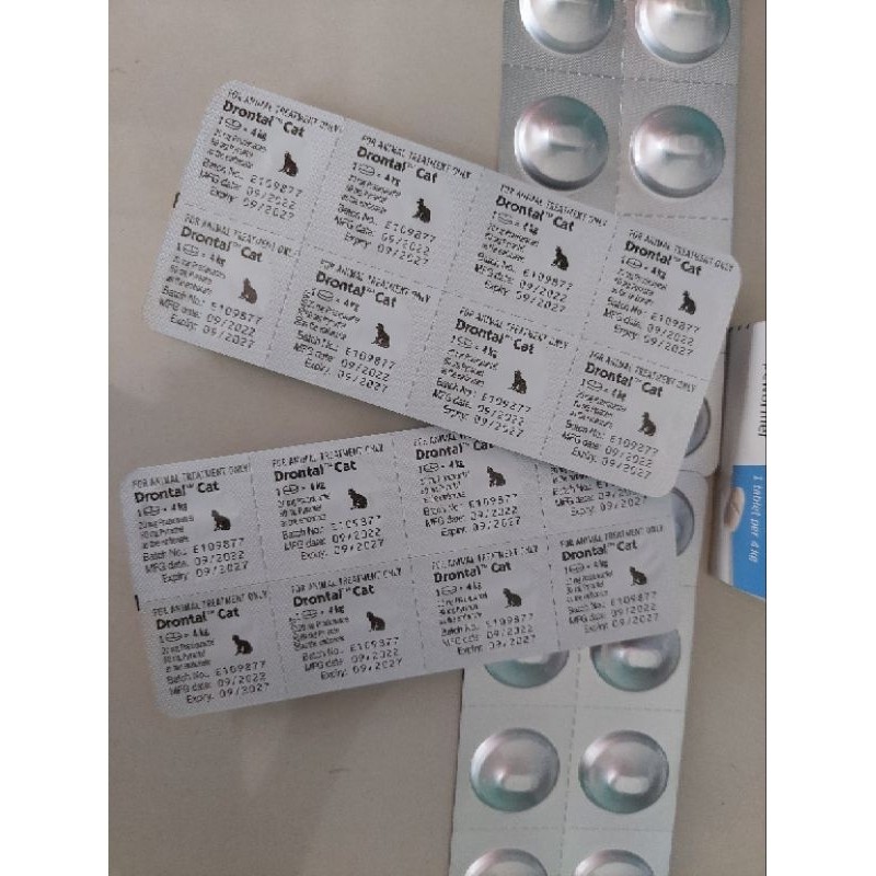 drontal cat obat cacing kucing asli original produk Elanco