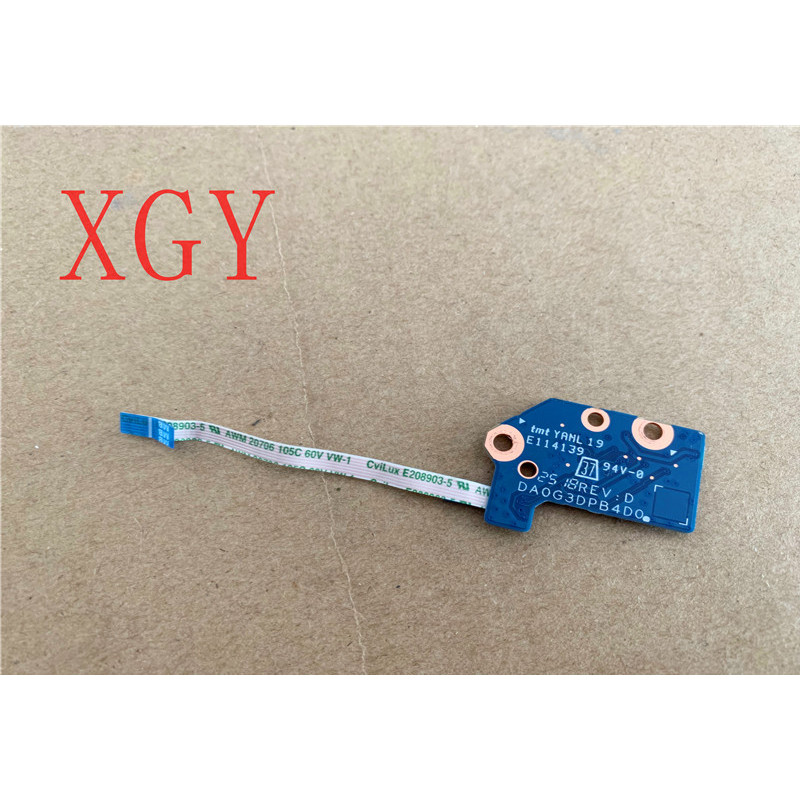 For HP 15-DC Series Laptop Power Button Board With Cable DA0G3DPB4D0 100% Tested Fast Ship