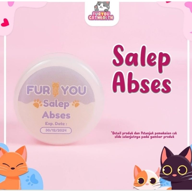 Fur You Salep Abses Menyembuhkan Luka Kucing Abses Nanah