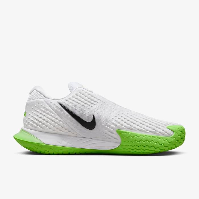 Sepatu Tenis Tennis Nike Court Zoom VPR Cage 4 Rafa White Green Orig Promo