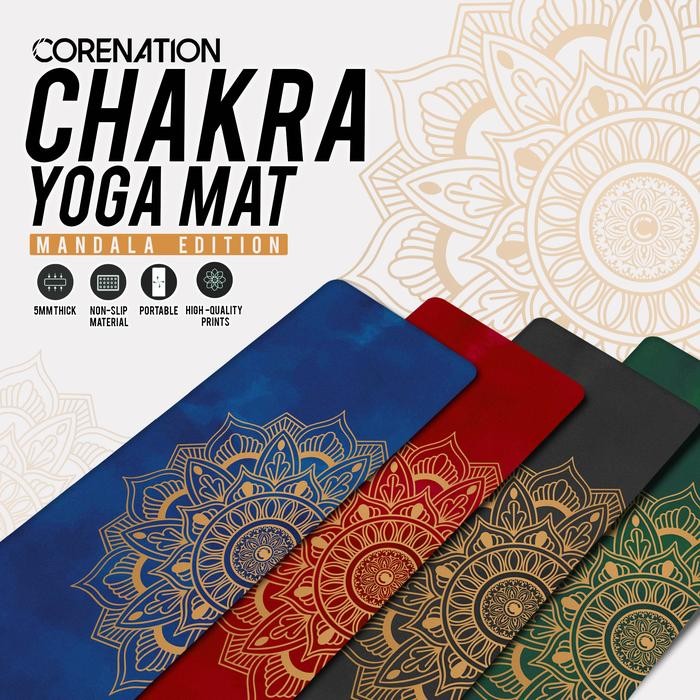 CoreNation Chakra Yogamat Matras Yoga / Matras Olahraga