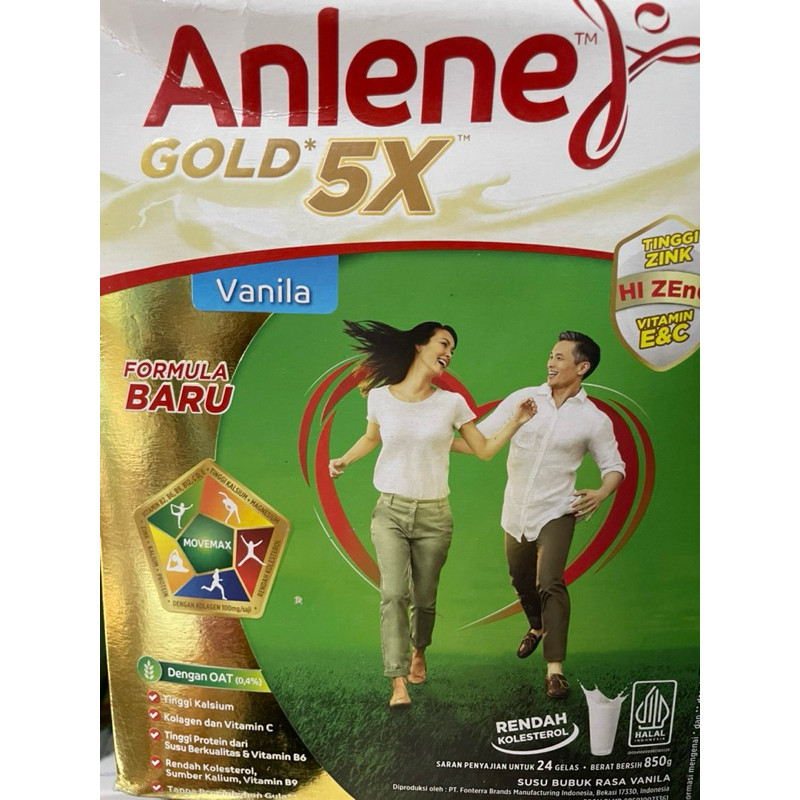 

ANLENE GOLD 850gr ( COKLAT, VANILLA, ORIGINAL )
