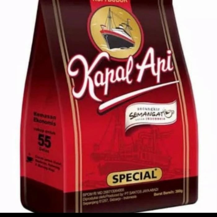 

Terlaris Kopi Kapal Api 380 Gr Special Merah Ongkir Termurah