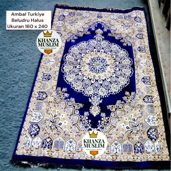 HAMBAL TURKIYE/KARPET LIPAT MEWAH Bulu Lembut Nyaman