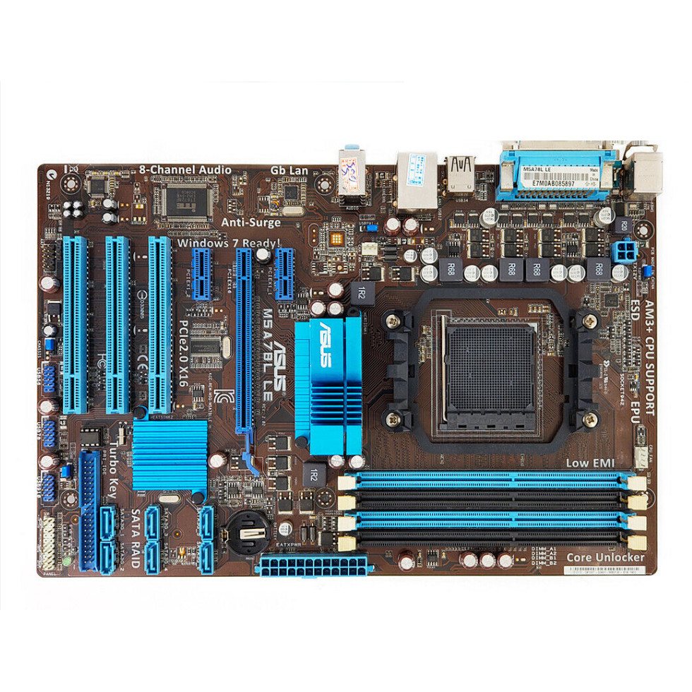 Asus M5A78L LE Original Desktop Motherboard AMD 760G Socket AM3+ DDR3 32G SATA2 USB2.0 ATX Used