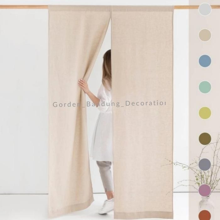 gorden pintu kamar model jepang L100xT200 / gorden pintu model
