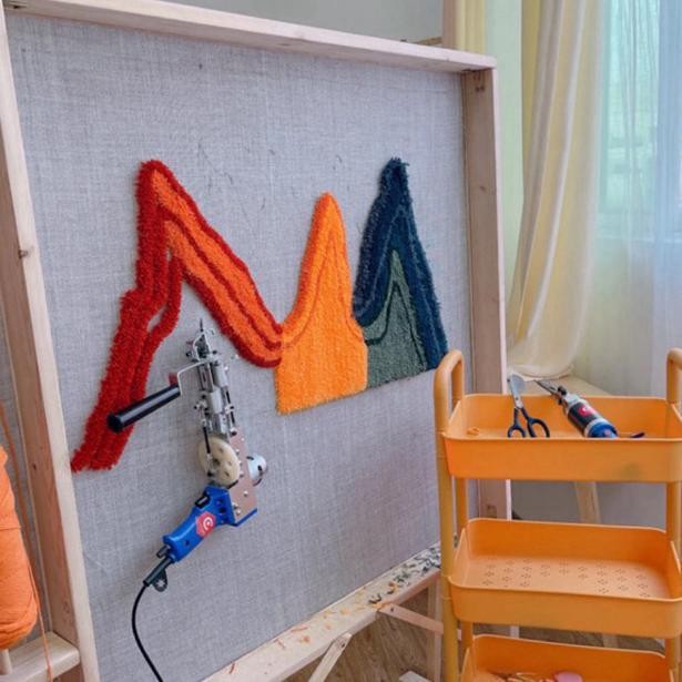 Frame Tufting Rugs & Punch Needle