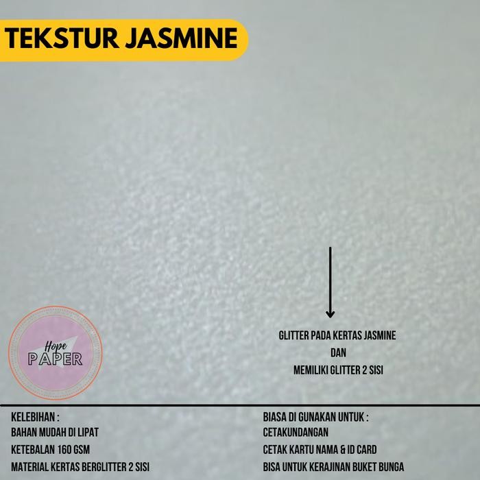 

Terlaris- Kertas Karton Jasmine A4 200Gr - Harga 100 Lembar / Paper Flower