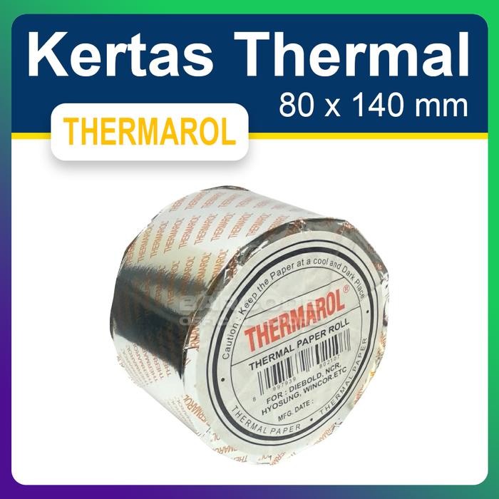 

Terlaris- Kertas Roll Thermal 80 X 140 - 80X140 Mm Mesin Antrian Tiket Parkir