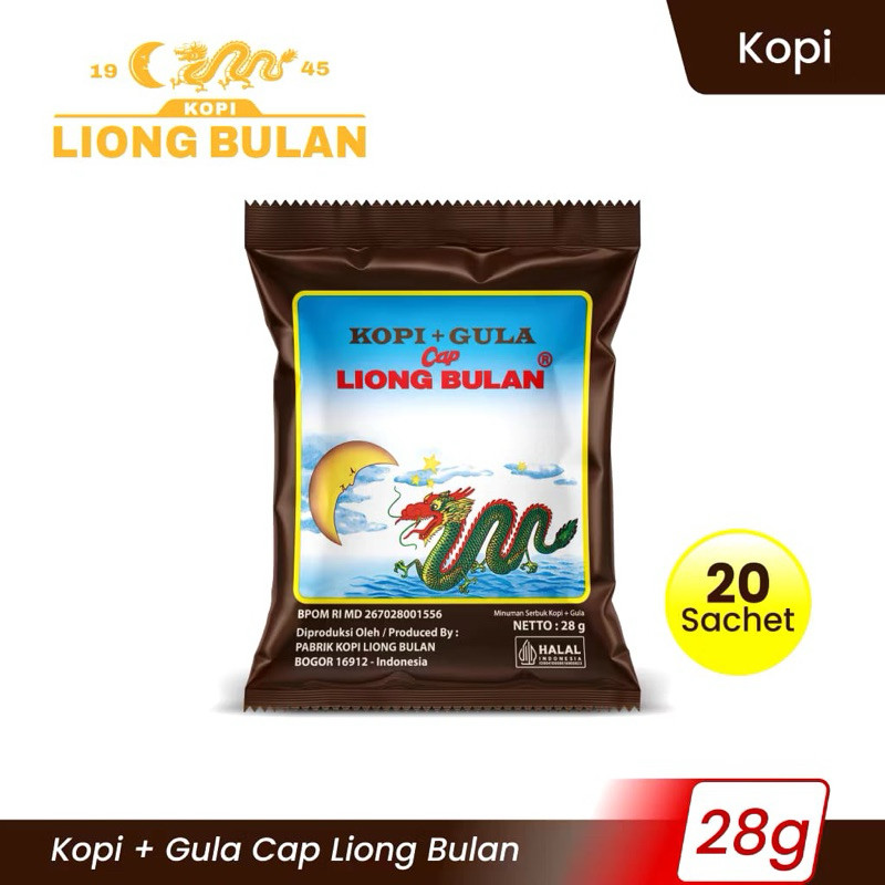 

Kopi Bogor Kopi Liong Bulan 1 pak isi 20