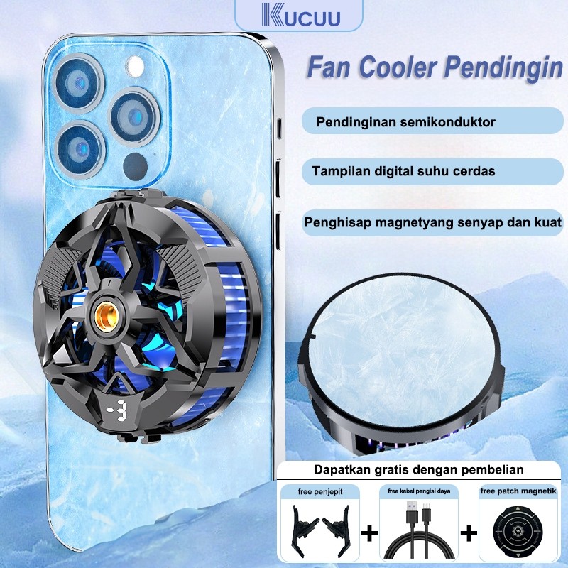 Souyoun - KUCUU Pendingin HP Fan cooler HP Cooling Fan Gaming Cooler For Mobile Phone Ultra Quiet