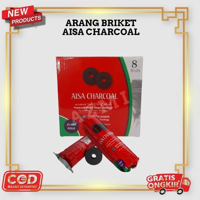 

Art - Grosir 8 Roll Arang Briket Aisya Charcoal Magic Arang Magic Aisa Charcoal