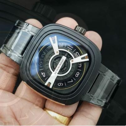 Jam Tangan Pria Seven Friday Rantai S362Aibox Batrai Cadangan