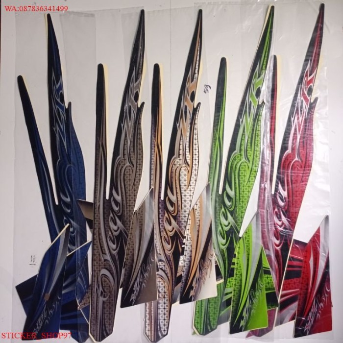 PREMIUM (ORI) Striping Sticker Yamaha Vega ZR 2011