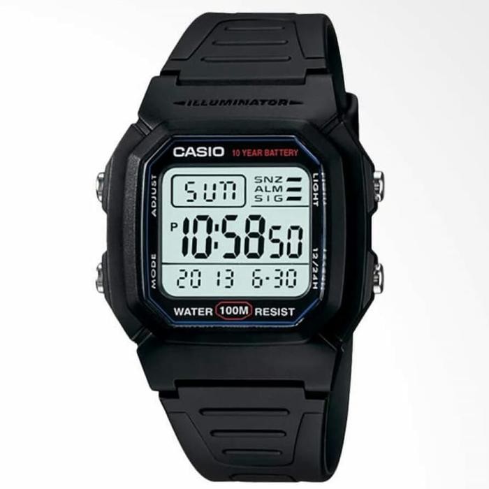Casio W-800H-1Av / W800H Original & Bergaransi