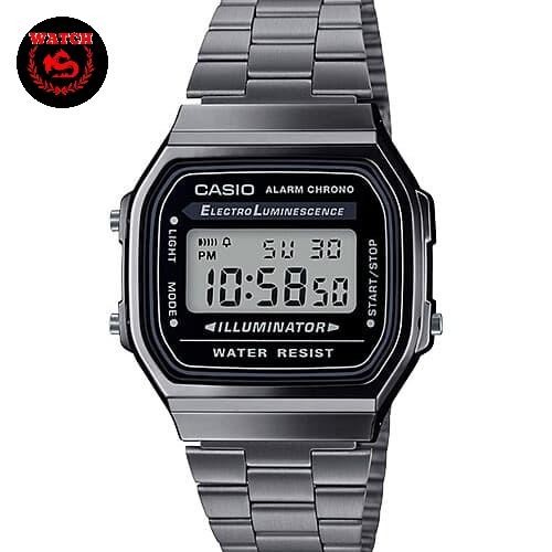 Jam Tangan Casio Vintage Original A168Wgg-1A Original 100%