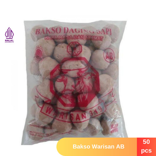 

Bakso Warisan AB Isi 50 pcs