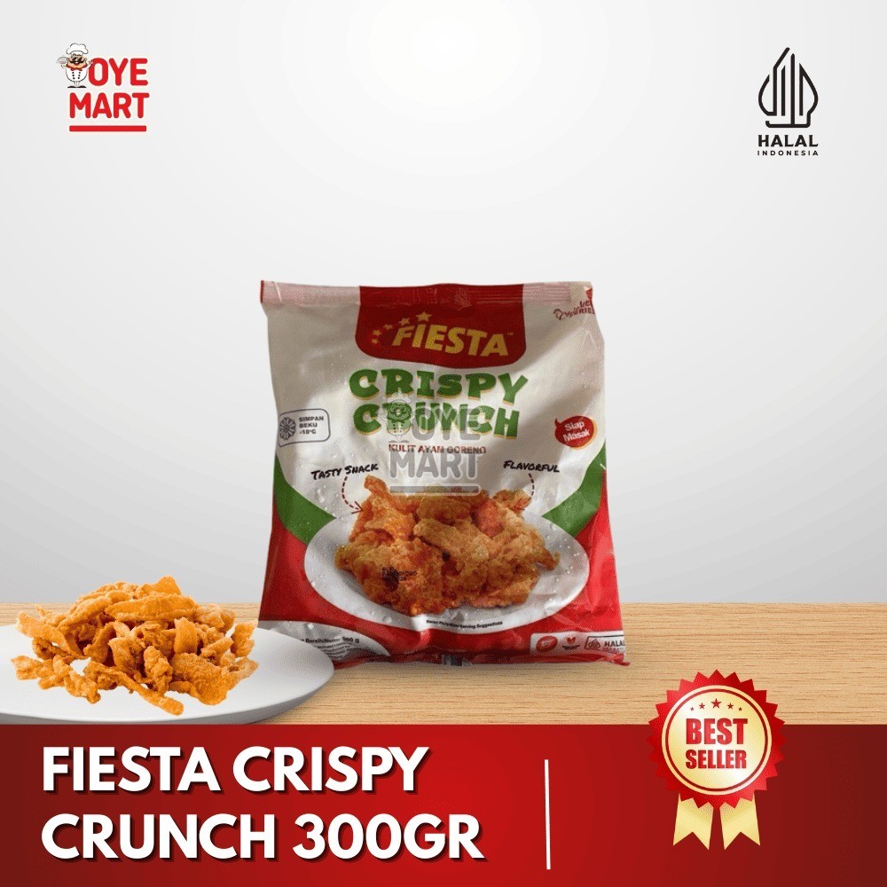 

Fiesta Crispy Crunch 300gr Harga Promo Kulit Ayam Goreng Beku