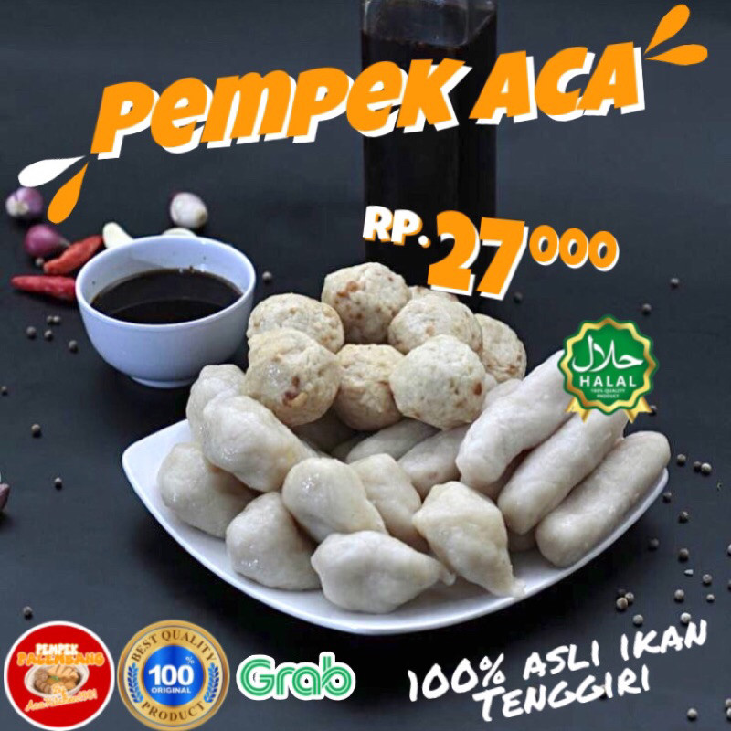 

PEMPEK PALEMBANG IKAN TENGGIRI PAKET 10pcs PEMPEK KHAS PALEMBANG FrozenFood Acakitchen1901
