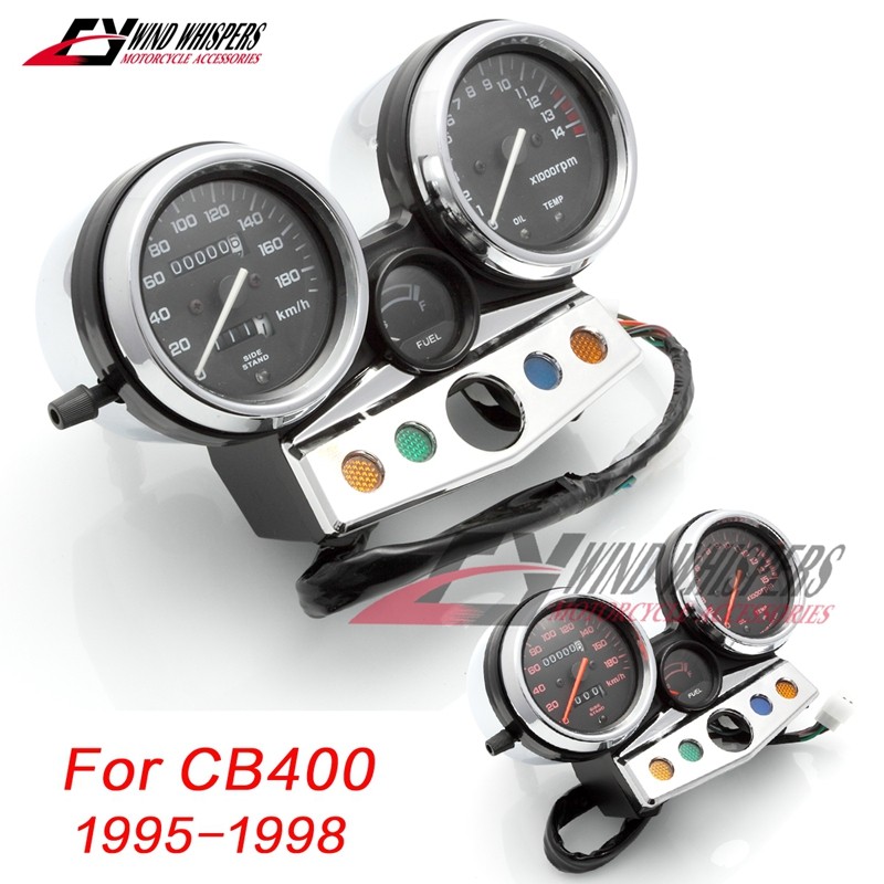 Gauges Cluster Speedometer Tachometer Meter Odometer Instrument Assembly For Honda Cb400 Sf Cb 400