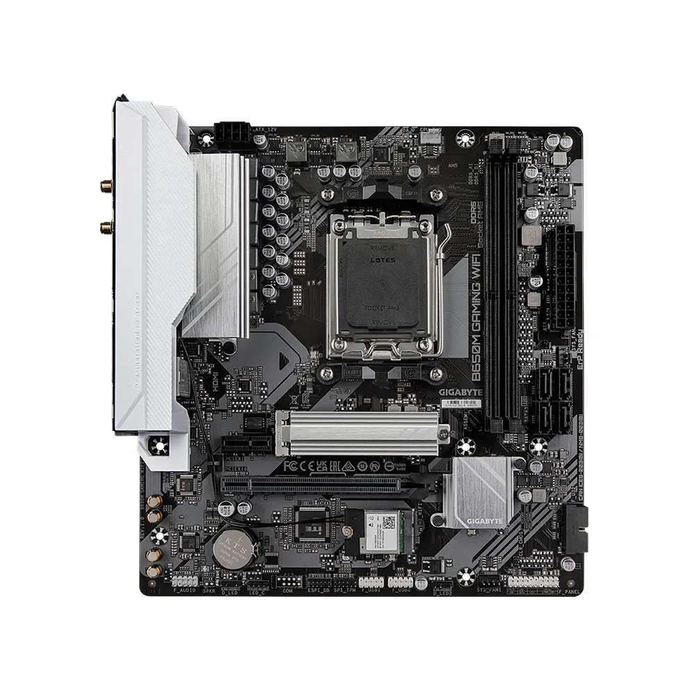 GIGABYTE New B650M GAMING WIFI Motherboard 2.5G AM5 PC Gamer Micro-ATX AMD B650 DDR5 6400 MHz M.2 US