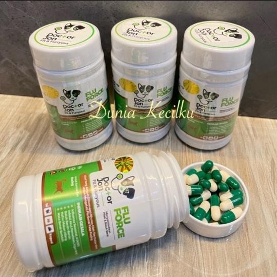 Doctor Jon Flu Force Kucing Obat Flu/Bersin/Ingusan Pada Kucing