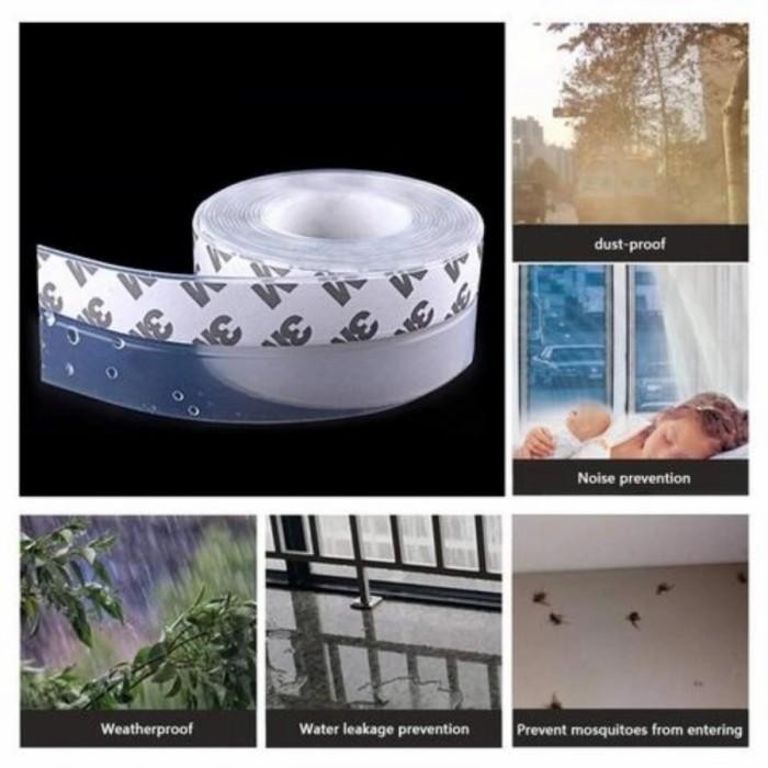 

Neosign - Lakban Silikon Penutup Celah Pintu Lem Perekat 3M Door Silicone Rubber