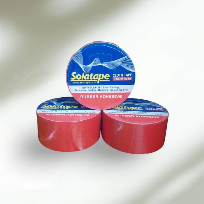 

Neosign - Cloth Tape Lakban Kain Warna Warni 2Inch Solatape Isi 6Pcs Premium