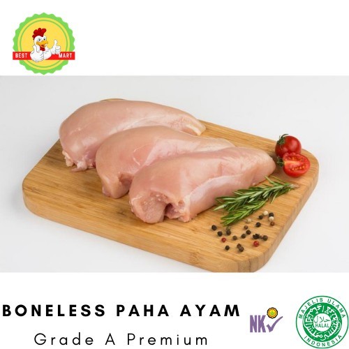

Boneless Paha Ayam Fillet 1kg Halal Frozen