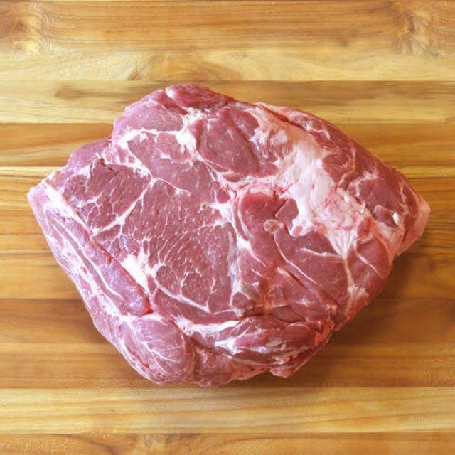 

Daging babi kapsim atas kapsim kembang pork collar 500gr 1kg