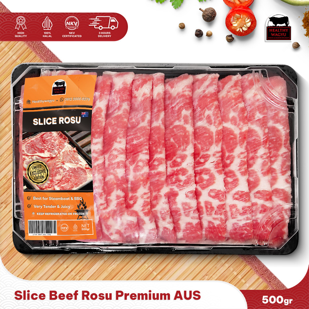 

Slice Beef Rosu 500GR - BEST SELLER! VERY RECOMMENDED! Healthy Wagyu