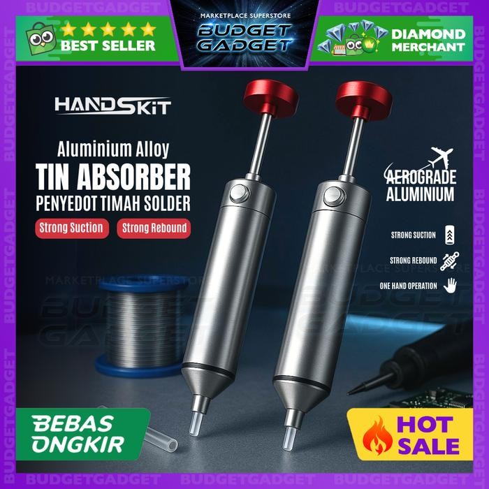 HANDSKiT Sedotan Timah Solder Penyedot Vacuum Desoldering Pump Tin Strong Suction - SS-02