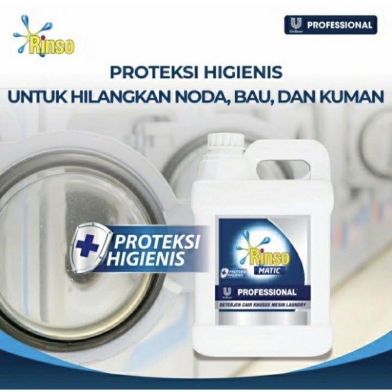 Rinso Matic Cair 5 Liter / 4.5 Liter