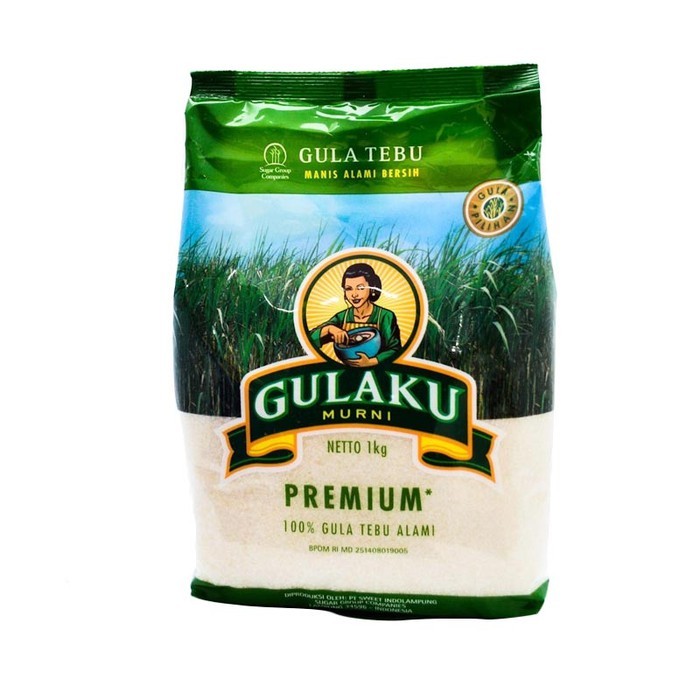 

GULAKU Gula Tebu - Premium Pack 1000 gr (1 kg)