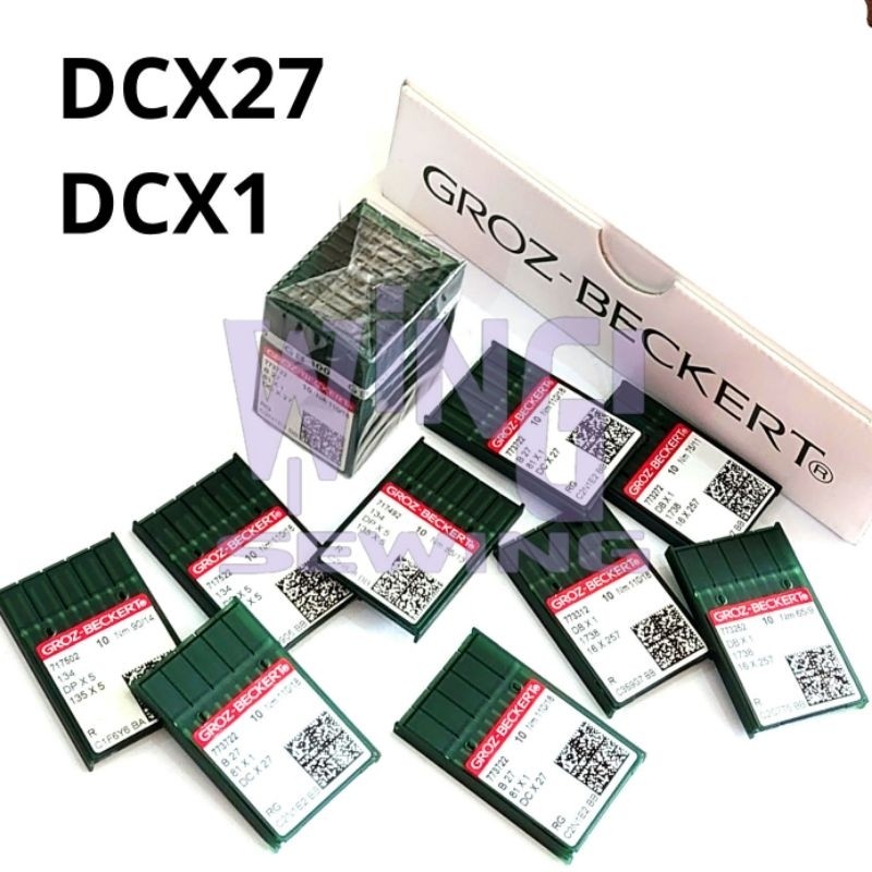 DCX1 DCX27 GROZ BECKERT Jarum Mesin Jahit Obras