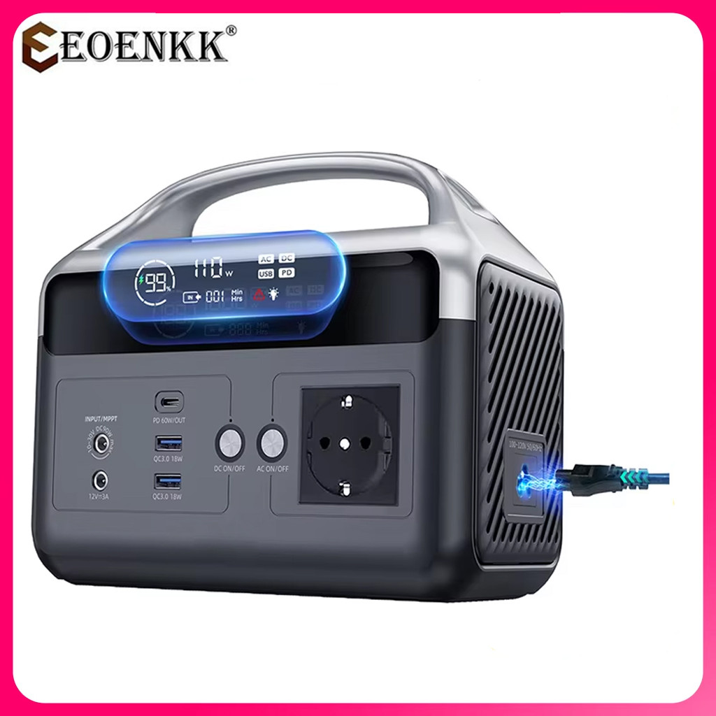 NEW Portable Power Station 300W Mini Portable Power Supply 179Wh Outdoor Travel Uninterruptible Powe