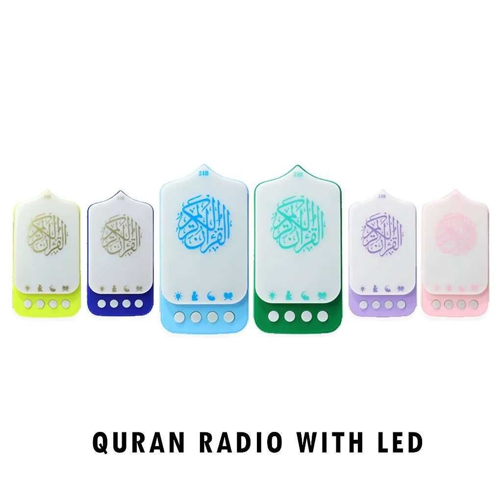 Speaker Zikir Murottal Al Quran Portable dengan LED Portable Al Quran Murottal Zikir Speaker with LE