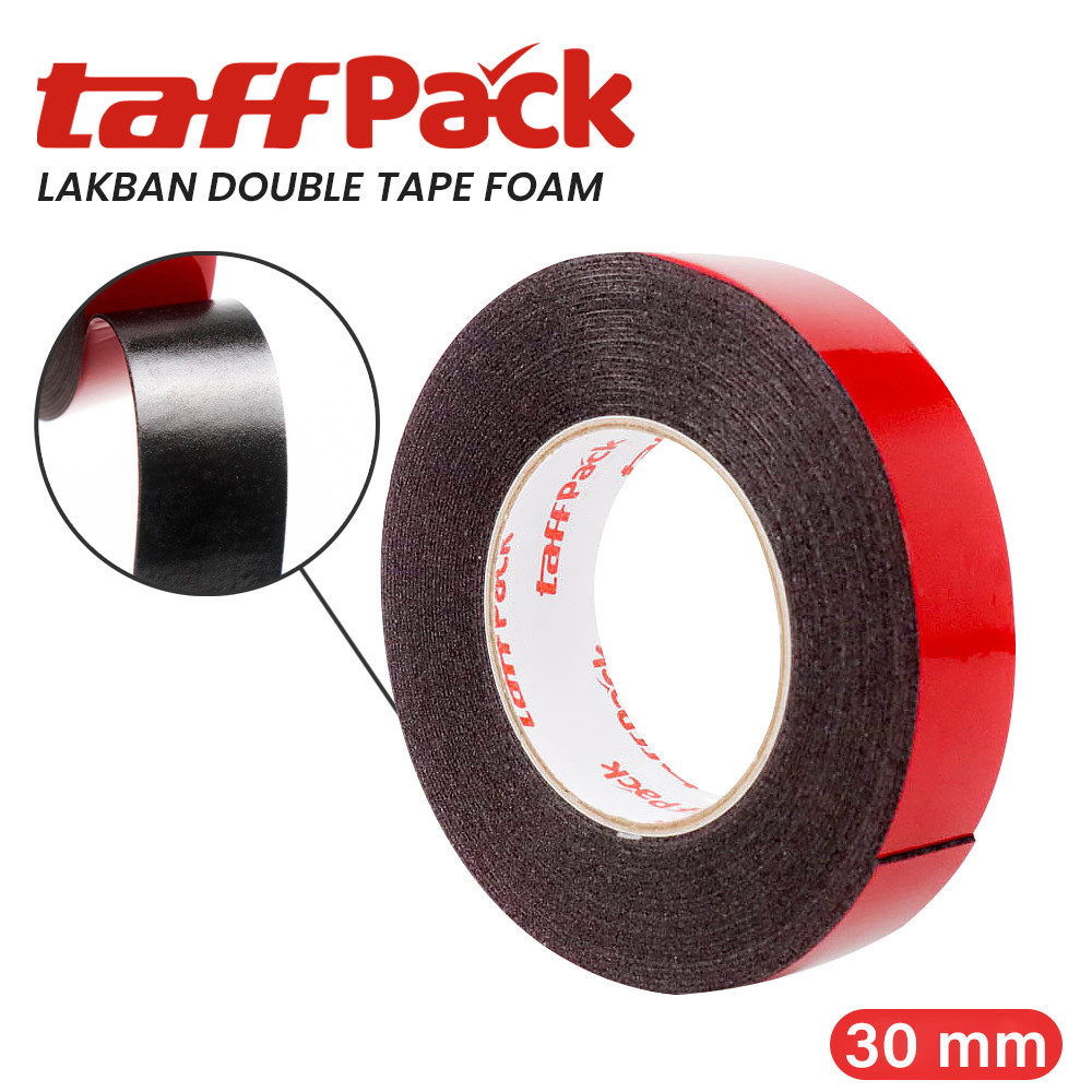 

Lakban Double Tape Foam 10M-Merah-30mm