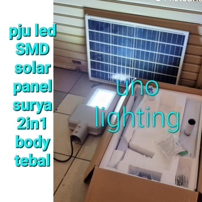 Unik Pju Solar Led 100Watt 100W Jalan Led Street Light Tenaga Surya 100 W