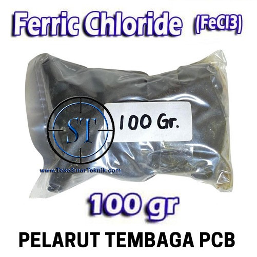 [YE] Pelarut PCB Etching Feriklorit Feri klorit Isi 100gr Besi Feri klorida FeCl3 Untuk cetak Buat