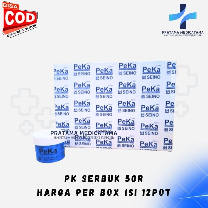 Peka Serbuk Seino 5gr PK Permanganas Kalicus PEKA Box isi 12