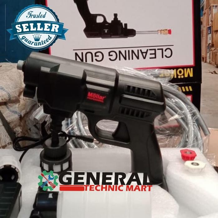 Mollar Hpw 24V Cordless Jet Cleaner Mesin Cuci Motor Mobil Baterai Ac