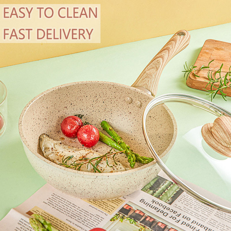 Wajan Penggorengan Anti Lengket Wajan Wajan Rumah Steak Wajan Pancake Goreng Kompor Induksi Kompor G