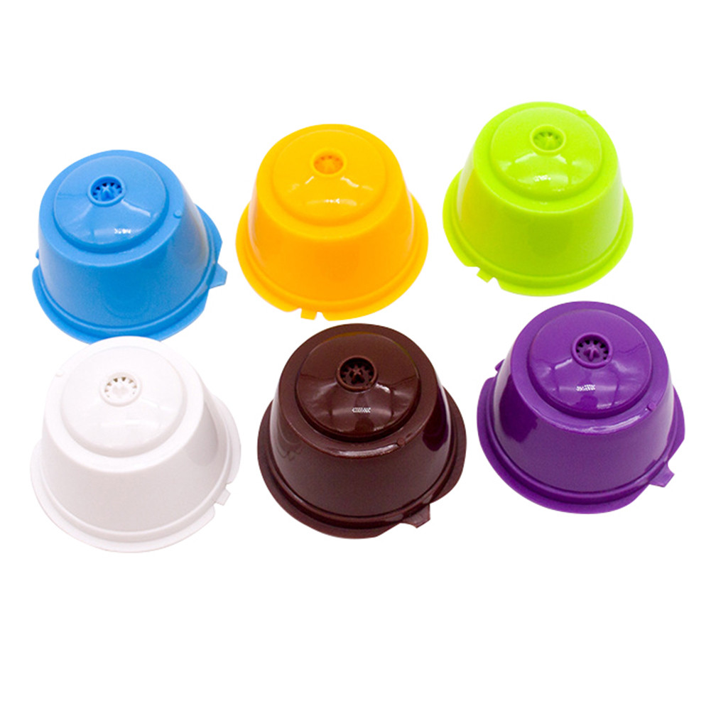 6 Buah Keranjang Filter Kapsul Kopi Isi Ulang Dapat Digunakan Kembali untuk Nescafe Dolce Gusto Temp