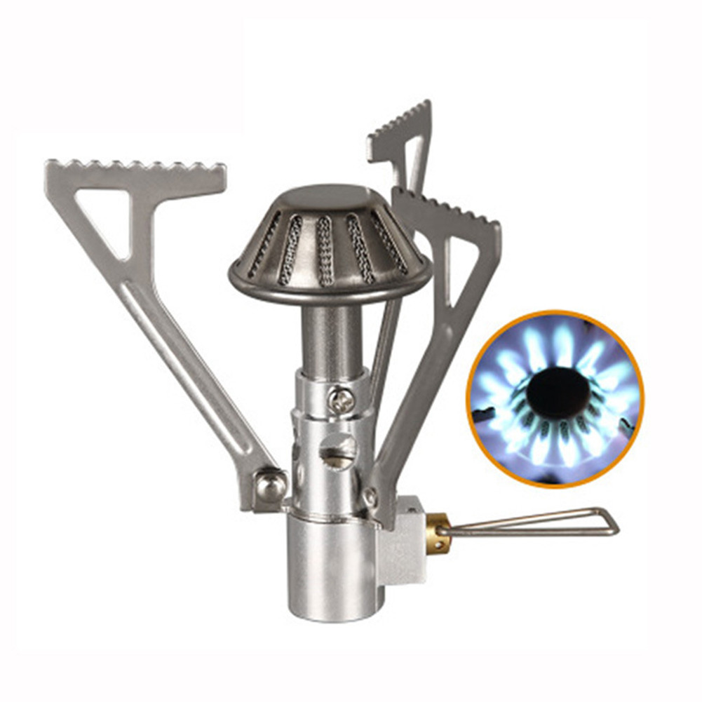 2000W Pembakar Gas Berkemah Kompor Gas Mini Pemanas Saku Kompor Gas Piknik Pemanas Api Ringan Tungku