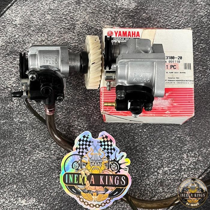 Terlaris Oil Pump Pompa Oli Assy Rx King Rxking Rxk New Master Peredam 1995-2008 Original Yamaha