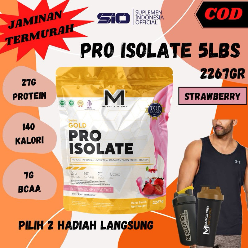 MUSCLE FIRST PRO ISOLATE 5LBS GOLD SERIES MUSCLEFIRST M1 PRO ISOLATE SUSU WHEY