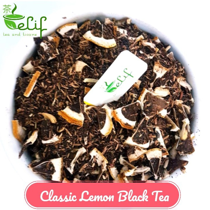 

ELIF TEA Classic Lemon Black Tea : Black Tea with Dried Lemon / Black Tea Lemon [PREMIUM]