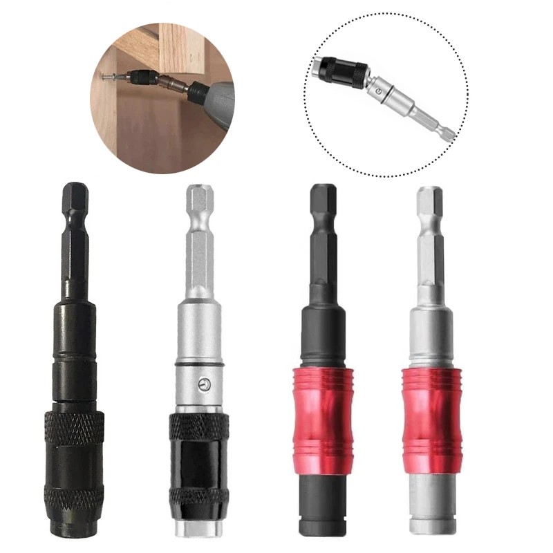 1/4 "Ujung Bor Sekrup Magnetik Hex Pemegang Mata Bor Pengunci Perubahan Cepat Alat Sekrup Bor Pandua