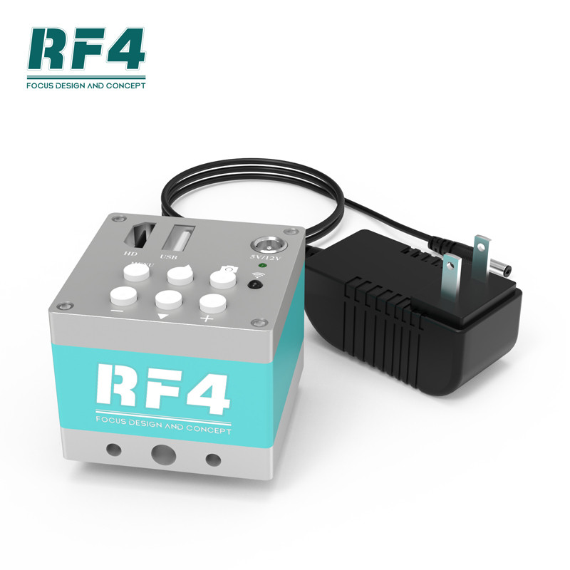 RF4 RF-2KC1 RF-4KC1 Kamera Mikroskop Resolusi Tinggi Multi-fungsi Video Trinocular Lensa Mata untuk 